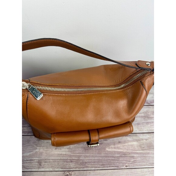 SOLD* COACH F29881 Charlie Brown Leather Hobo Shoulder Handbag Front Flap - Picture 14 of 16